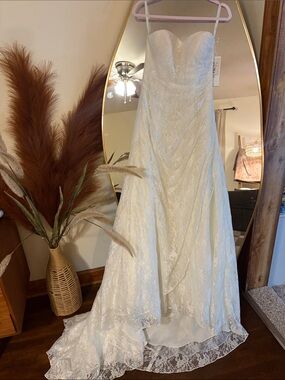 david's bridal lace top bridesmaid dress Lace Dress with Long Mesh Skirt